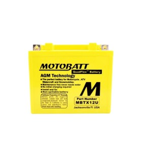 MOTOBATT, MBTX12U, 200 CCA